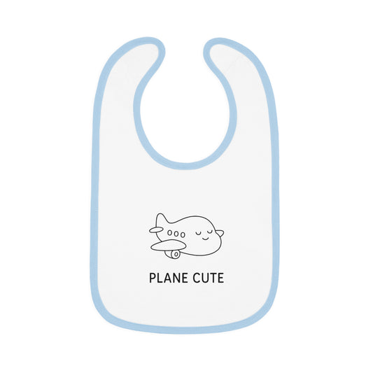 Baby Bib with Airplane Design