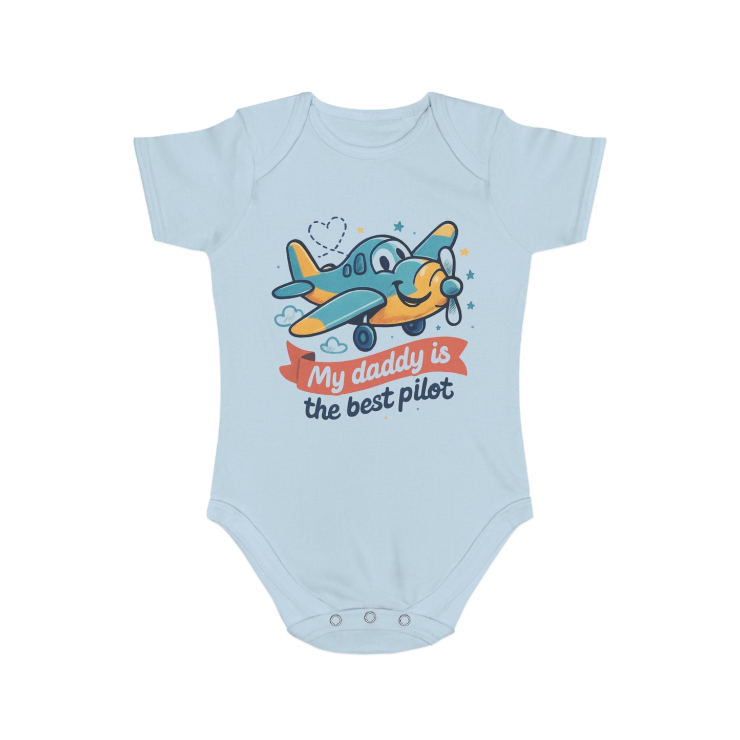 My Daddy is the Best Pilot Baby Bodysuit