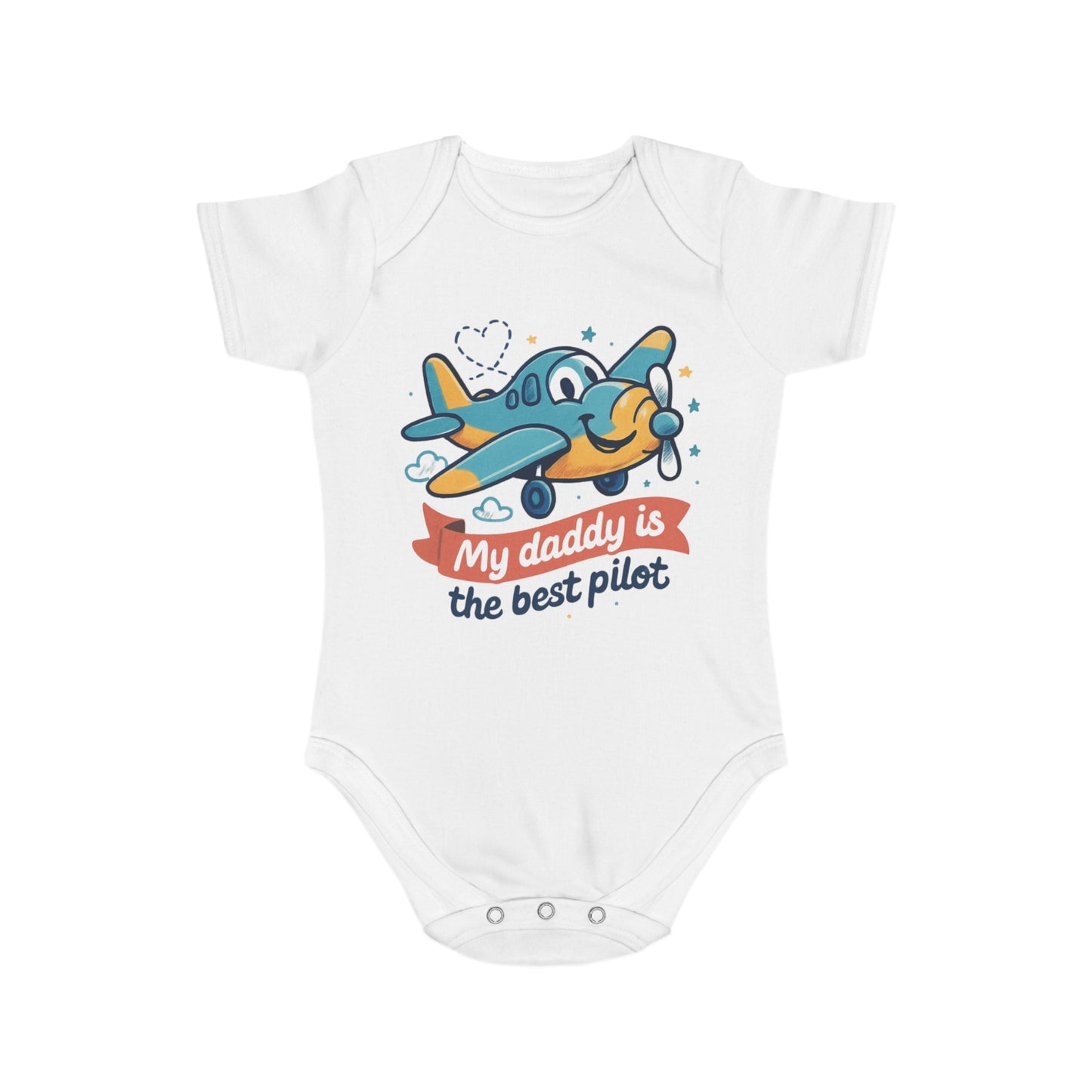 My Daddy is the Best Pilot Baby Bodysuit