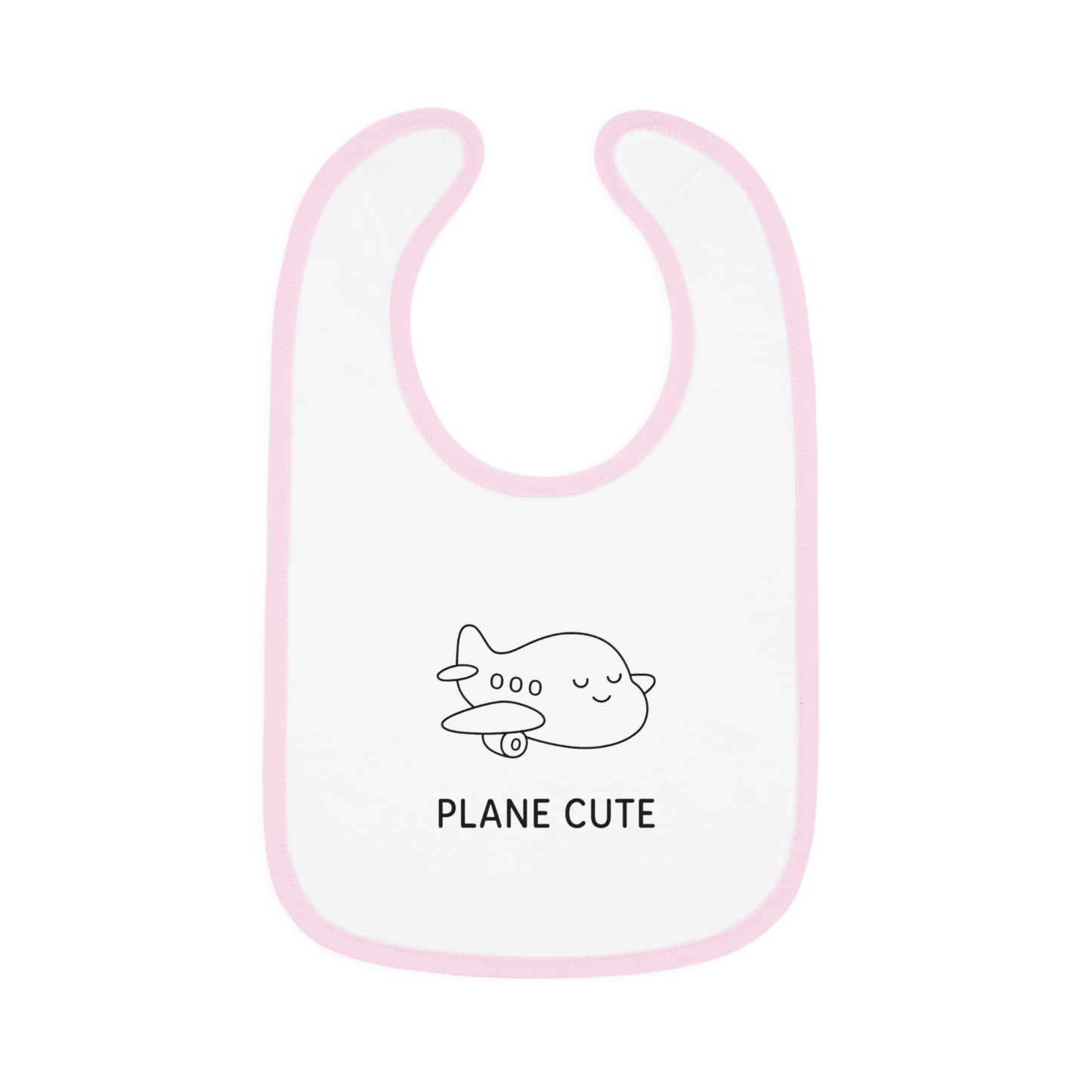 Baby Bib with Airplane Design
