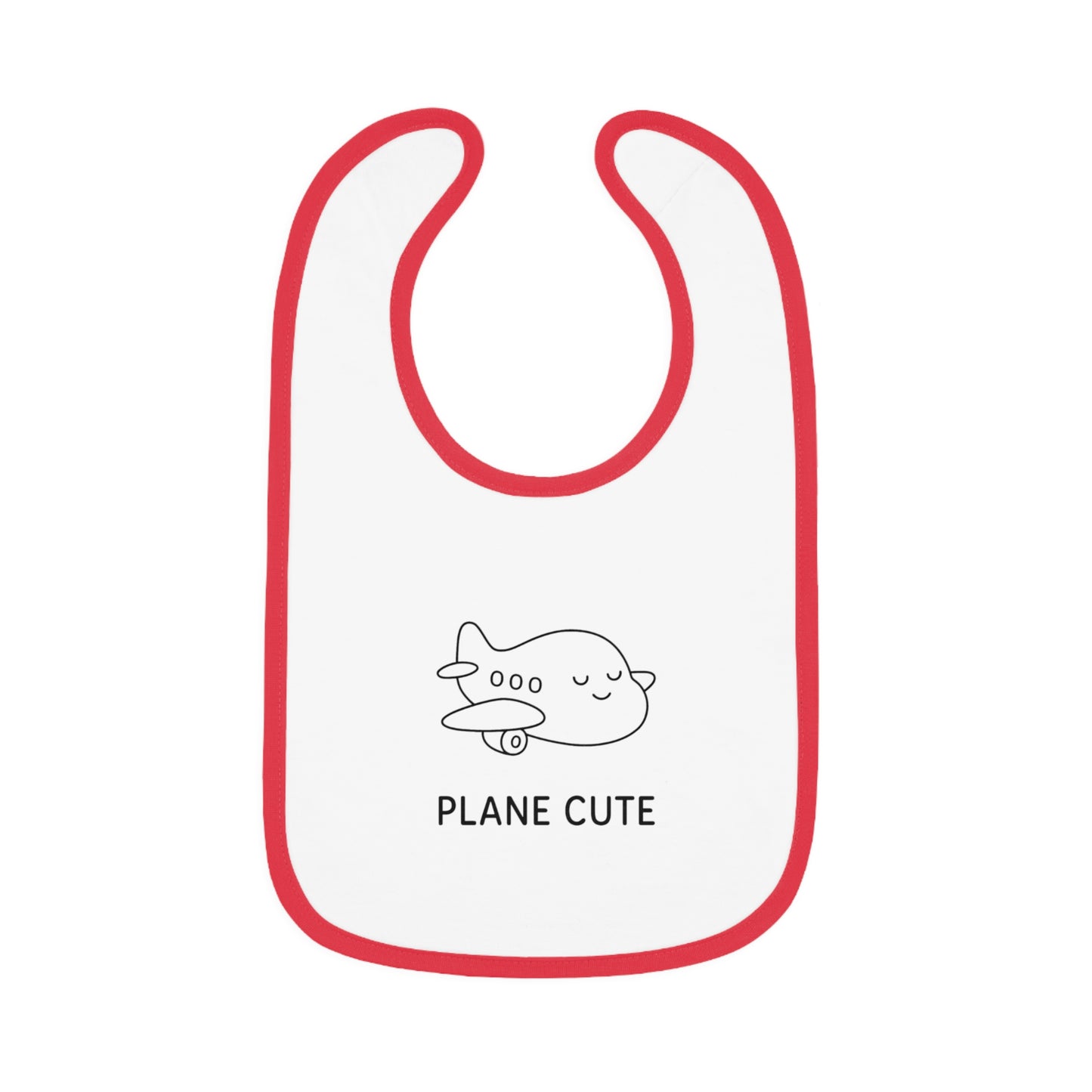 Baby Bib with Airplane Design