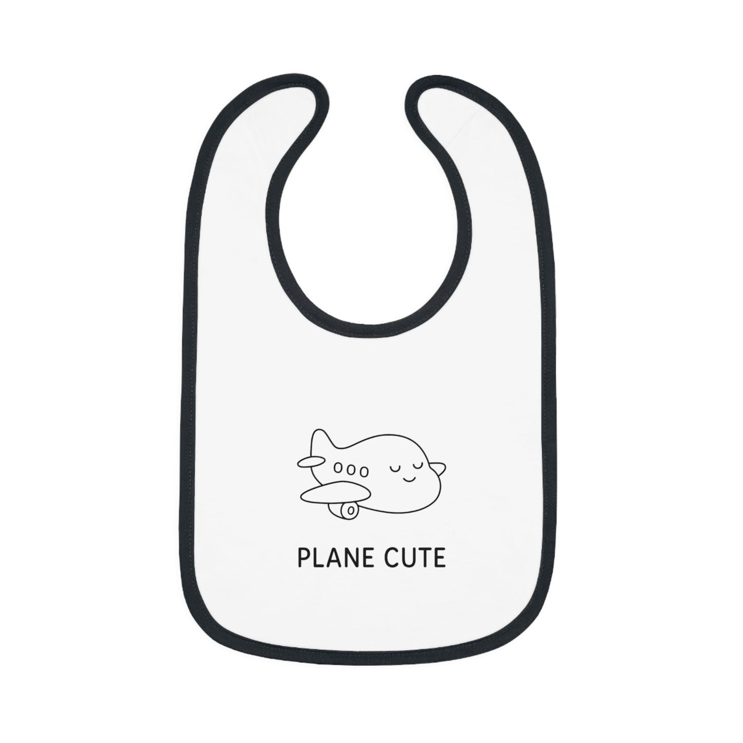 Baby Bib with Airplane Design