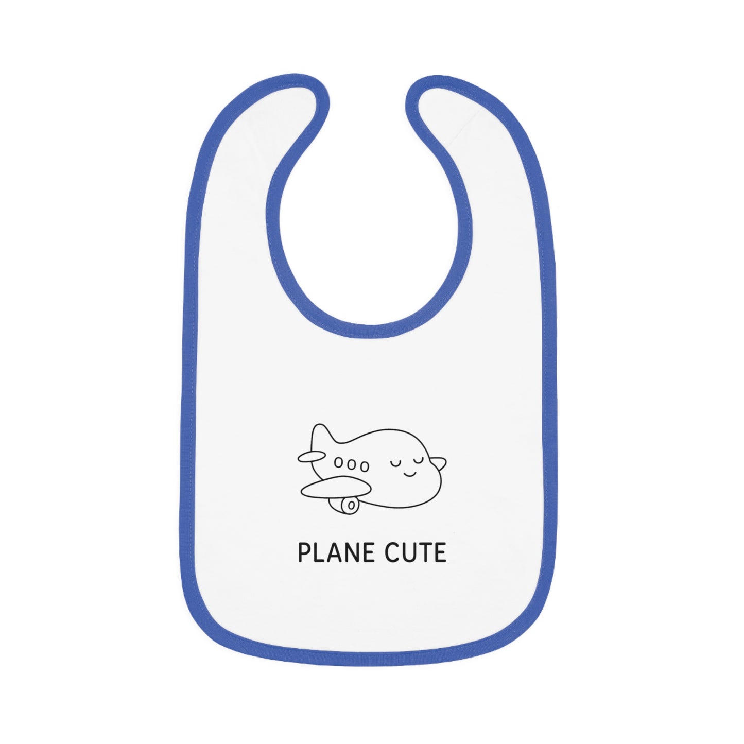 Baby Bib with Airplane Design