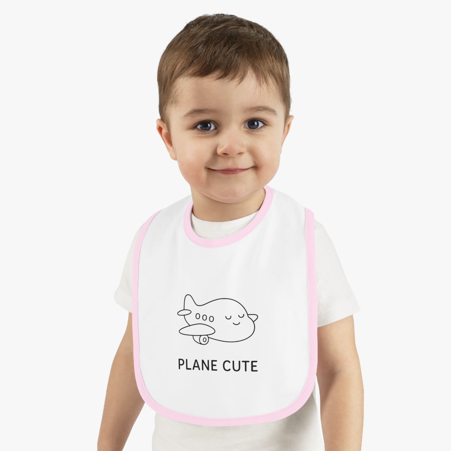 Baby Bib with Airplane Design