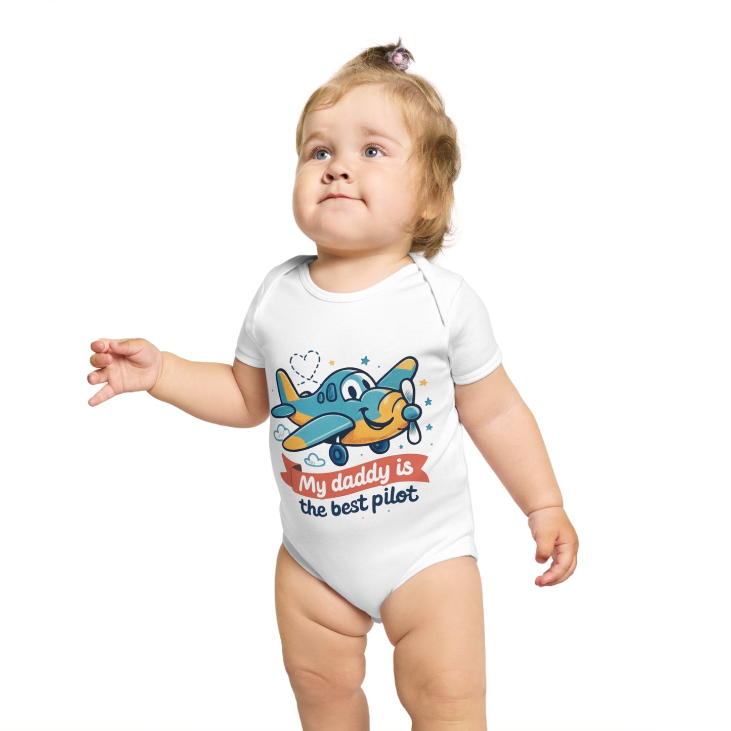 My Daddy is the Best Pilot Baby Bodysuit